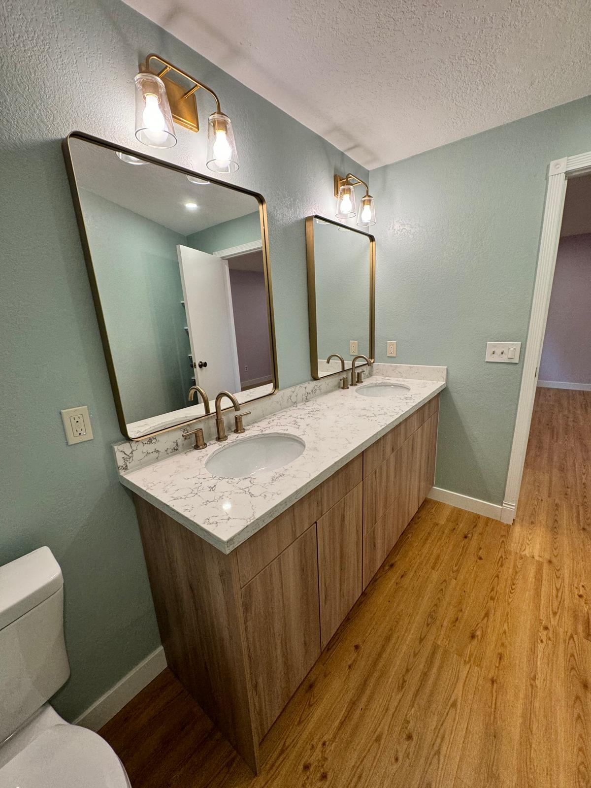 Double Vanity Bathroom